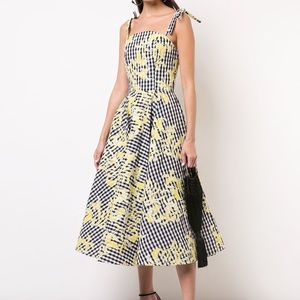 Christian Siriano Gingham Dress